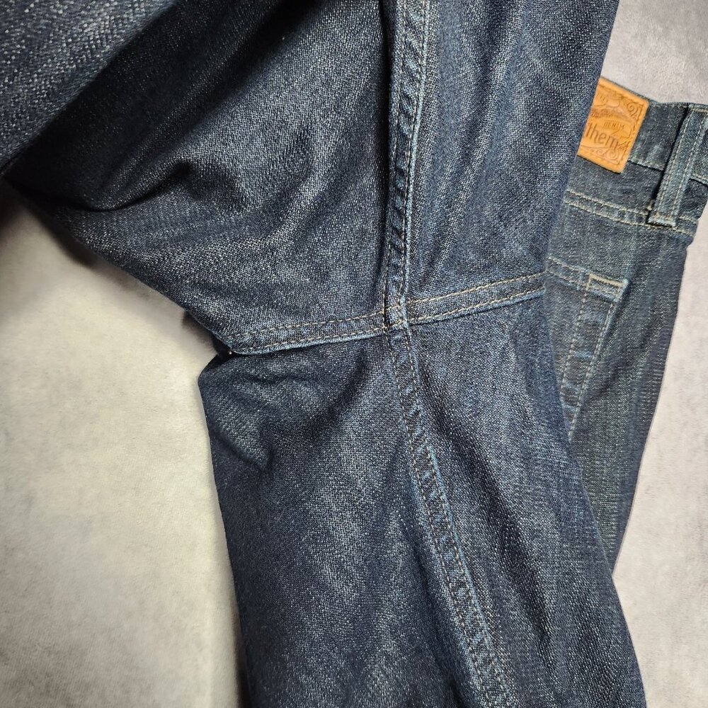 Flag & Anthem Jeans Mens 38x30 Nashville Straight Bennington Wash Denim Pants - Picture 12 of 16